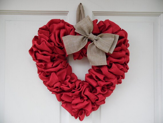 Valentines Day Valentines Decor Valentine Wreath Heart Shaped Etsy