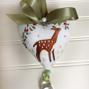 Young Deer Heart Decoration