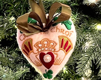 Celtic Claddagh Heart Decoration