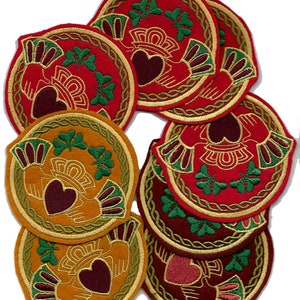 Keltisk Claddagh-filtlapp i vintagestil