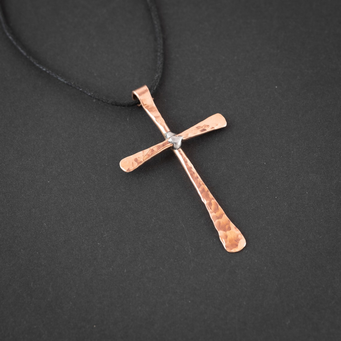 Copper Cross Pendant Cross Necklace Necklaces for Women Etsy