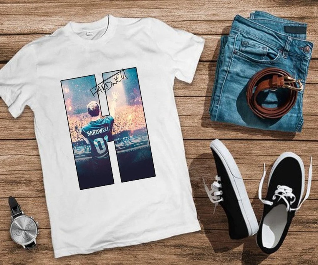 Hardwell camiseta hardwell dj camiseta con autógrafo exclusivo - Etsy México