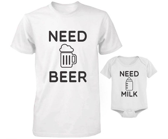 funny dad and baby shirts