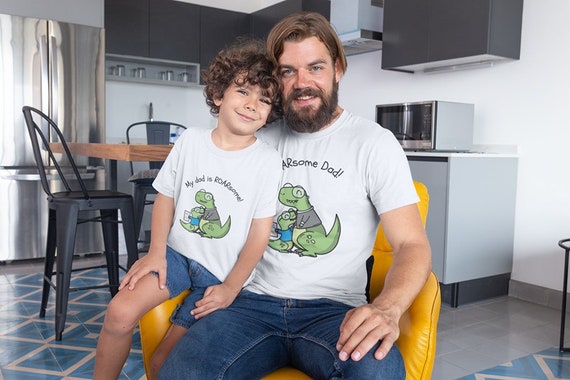 Roarsome Dad Kids T-shirt | Etsy