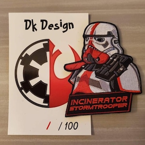 Star Wars Incinerator Trooper patch