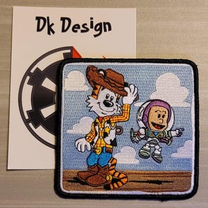 Calvin and Hobbes Toy Story Mashup patch