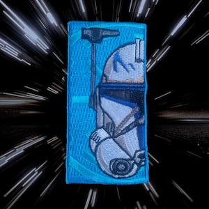 Star wars Split Series: Captain Rex Clone Trooper embroidered patch