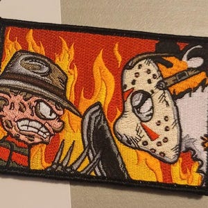 Calvin och Hobbes (Freddy vs. Jason) lapp