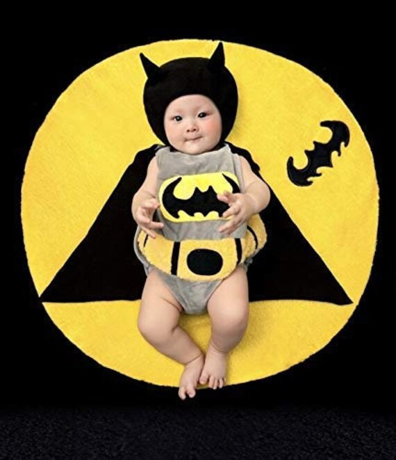 Bebe Batman Recien Nacido 0 6 Mes Fotografia Foto Prop Traje Etsy Bebe Batman Recien Nacido 0 6 Mes Fotografia Foto Prop Traje Etsy