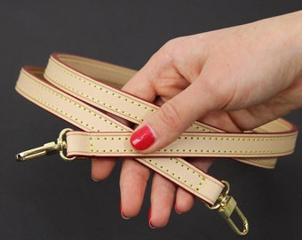 Handcrafted Vachetta Leather Crossbody Strap: Replacement for Pochette Mini NM Eva Favorite PM MM