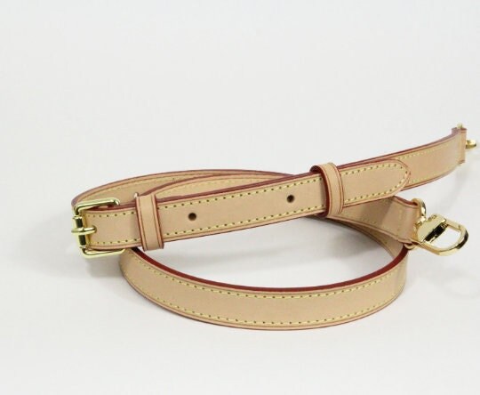 Louis Vuitton Strap Replacement Premium Cotton and Vachetta Leather  Adjustable Crossbody Strap