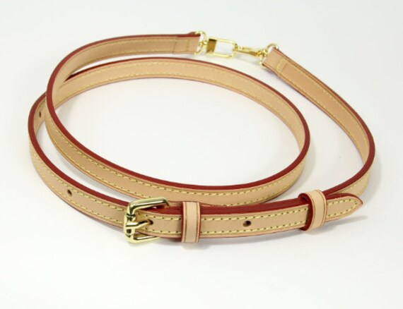 Louis Vuitton Vachetta width 15mm Shoulder Strap, Gold Hardware