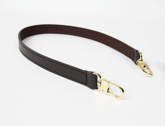 Louis Vuitton Black Leather Adjustable Shoulder Strap Louis