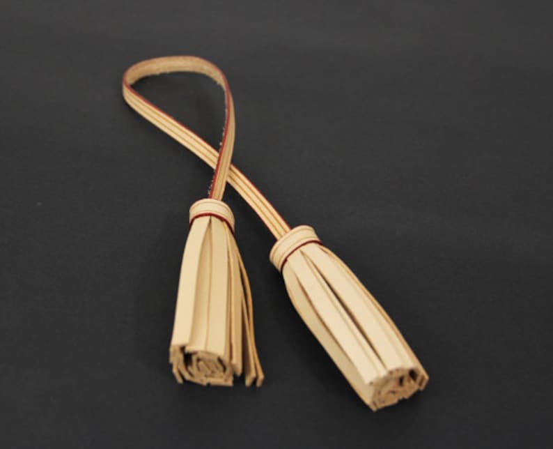double vachetta tassel bag charm purse charm to match your bag neverfull speedy metis Leather tassel