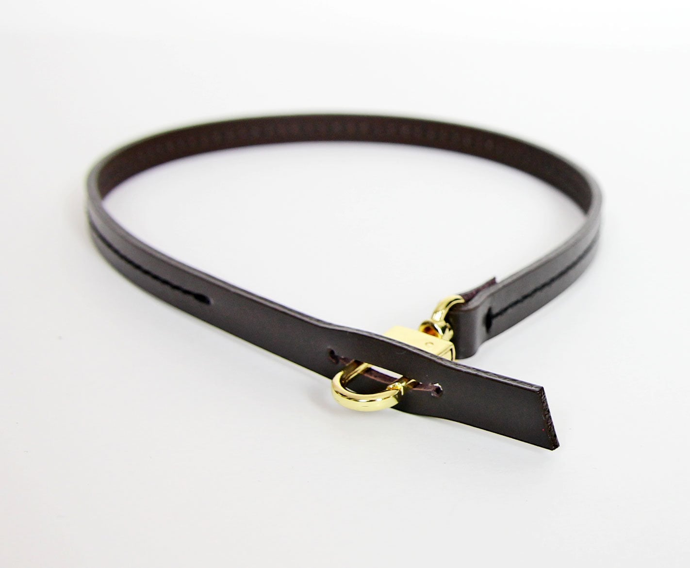 Shoulder Strap 10mm (0.39) Width Genuine Leather - use for LV