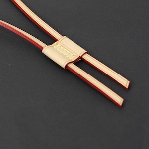 Handcrafted Vachetta Leather string slide string keeper replacement for your bag  Noe Bucket Bag, Noe NM, Noe BB, backpack