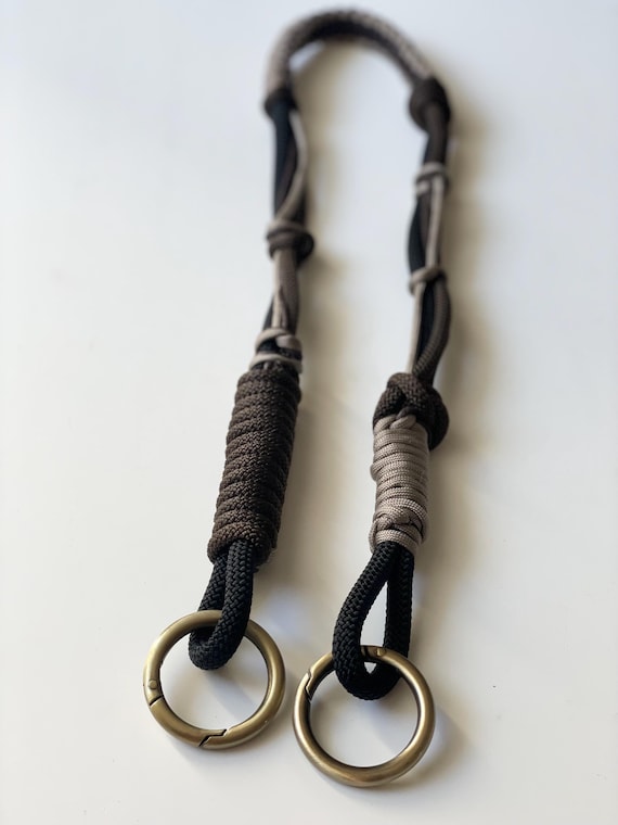 Geflochtener Paracord Taschengurt: Makramee-Seil Ersatzgurt