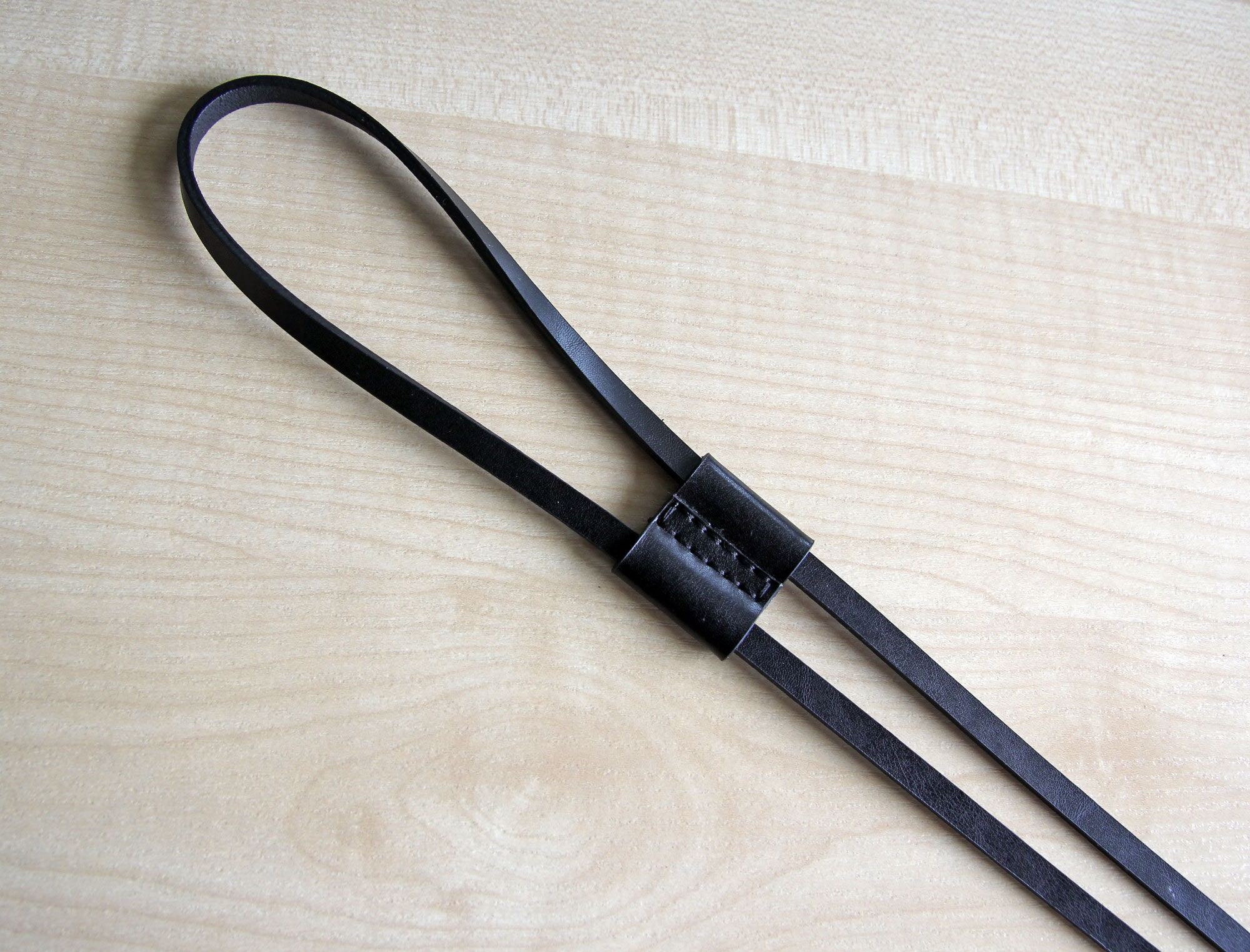 Black Leather Drawstring Lace & Slide Replacement for Noe Bucket Bag - Etsy
