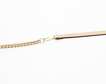 Curb Chain Strap Extender for Bags: Purse Accessory