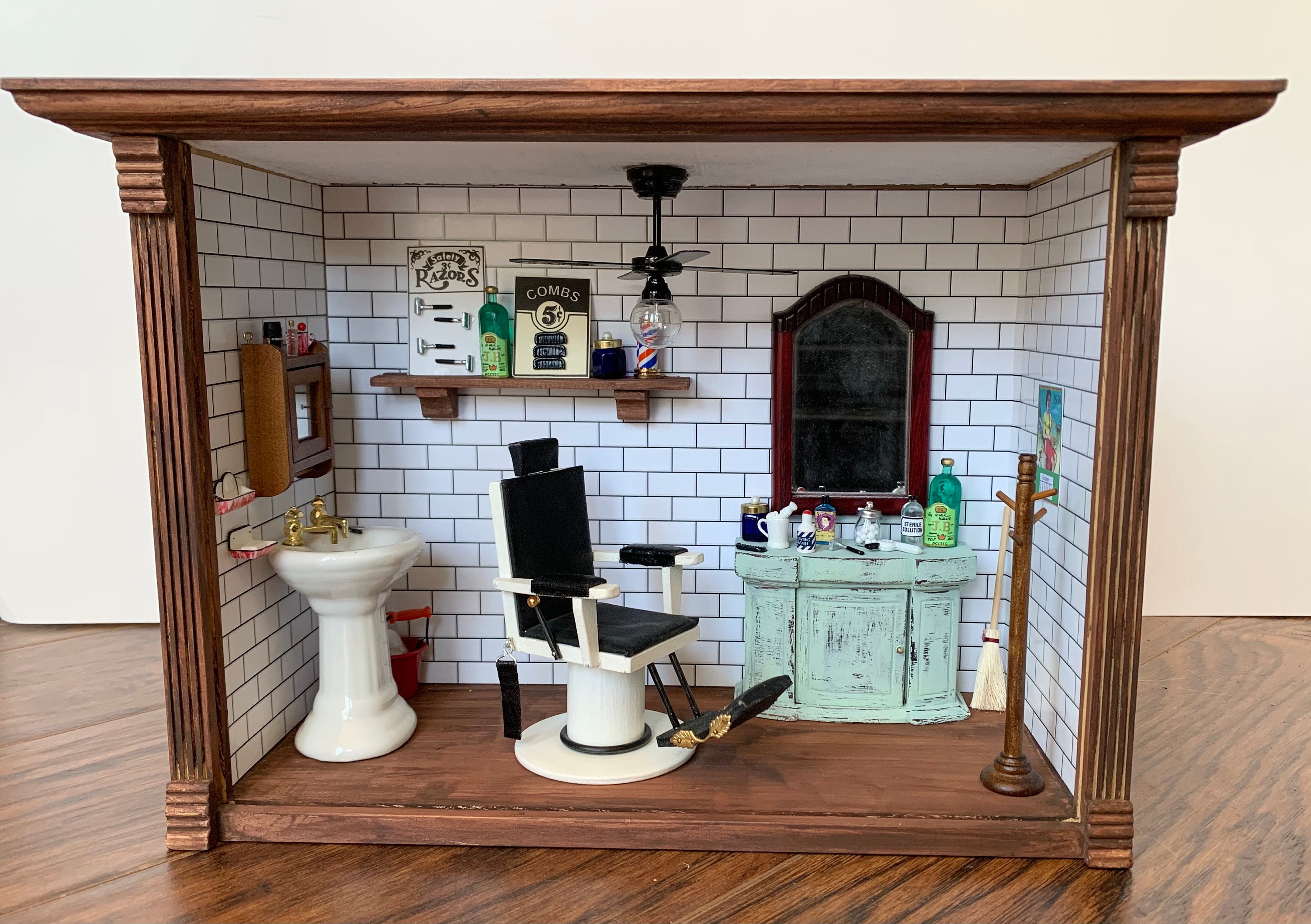 1 12 Miniature casa de muñecas vintage cámara DIY casa de muñecas decoración accesorios yrsh 5 