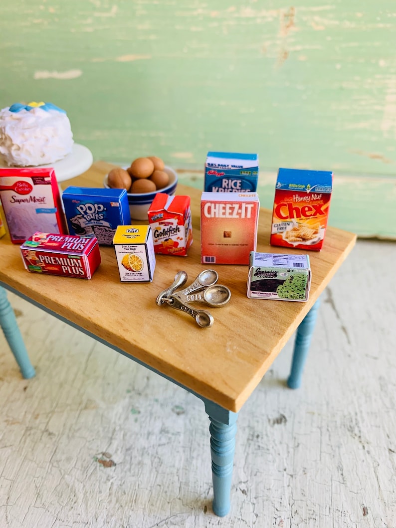 Printable Miniature Groceries DIY Dollhouse Accessories for Etsy