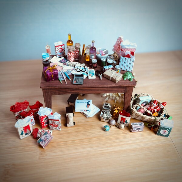 Christmas Dollhouse Etsy
