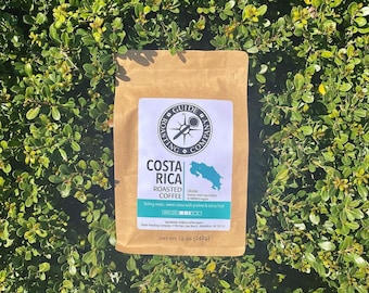 Roasted Coffee Beans Single Origin Costa Rica small batch craft roasted light-medium
