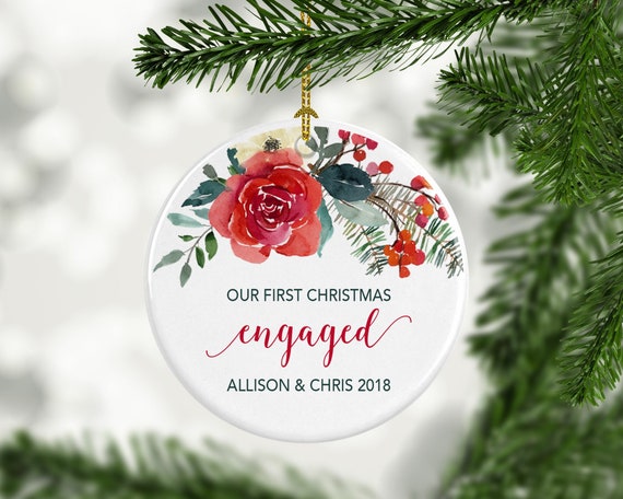 our first christmas engaged