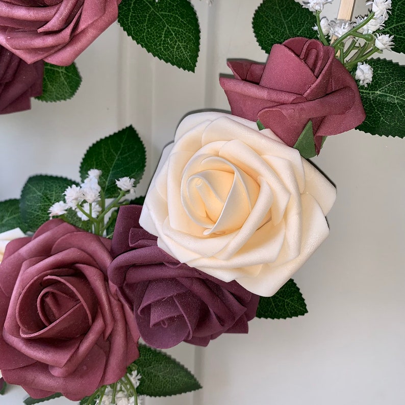 Floral Weeath Wreath Spring Wreath Door Decor