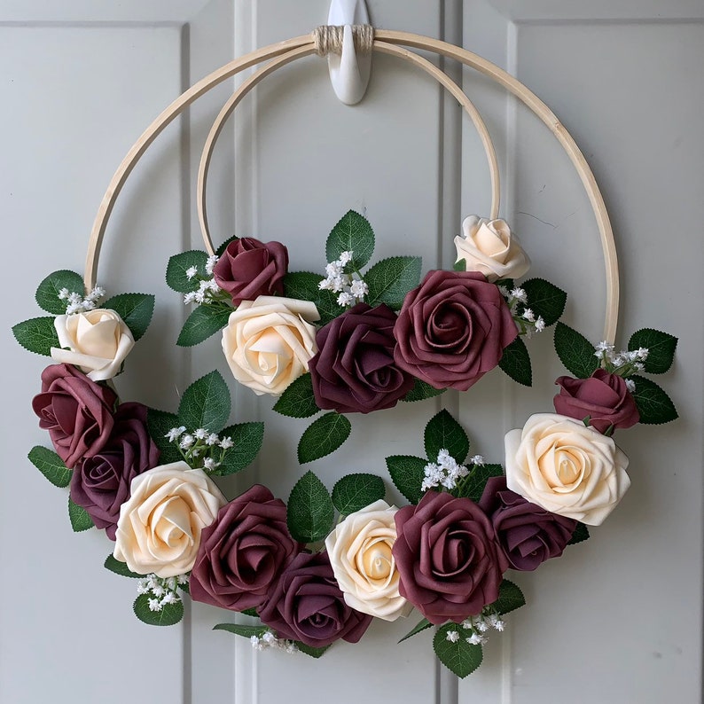 Floral Weeath Wreath Spring Wreath Door Decor