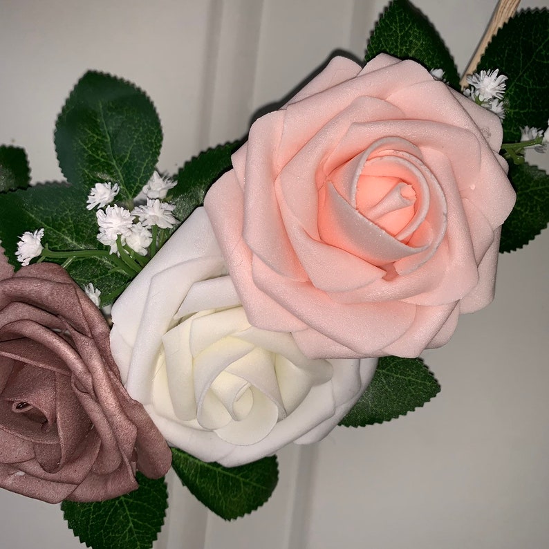 Floral Weeath Wreath Spring Wreath Door Decor