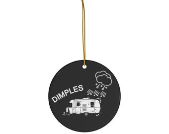 Airstream Ceramic Ornament 'Dimples'