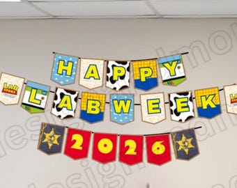Lab Week 2026 Banner: Lab story Theme (PDF Download)