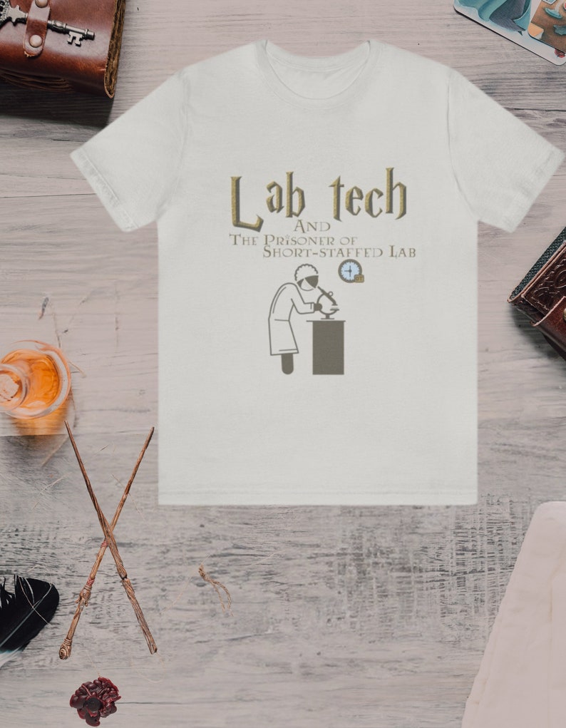 Magic Inspired Med Tech Shirt, Lab Humor, Wizard Lab Tech Shirt, Funny
