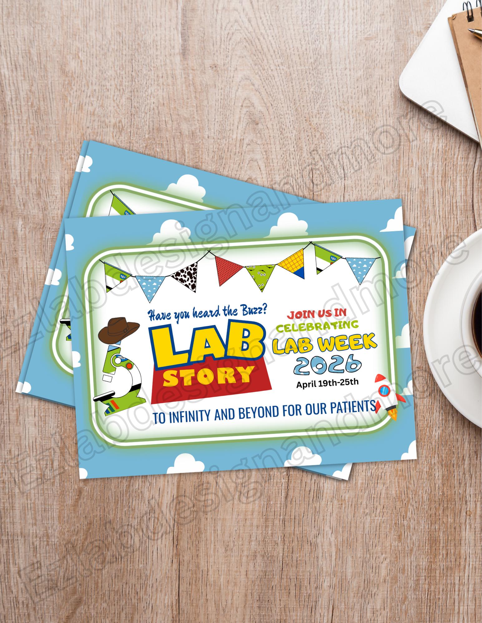 Lab Week 2026 Poster Pdf, Lab Story Printables - Etsy