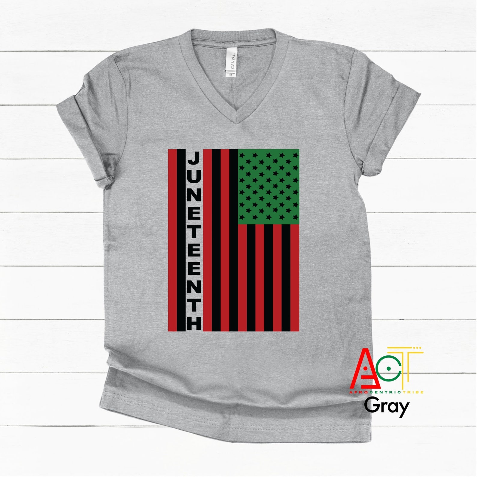 Juneteenth V Neck Juneteenth Shirt Woman Black Owned Shop | Etsy