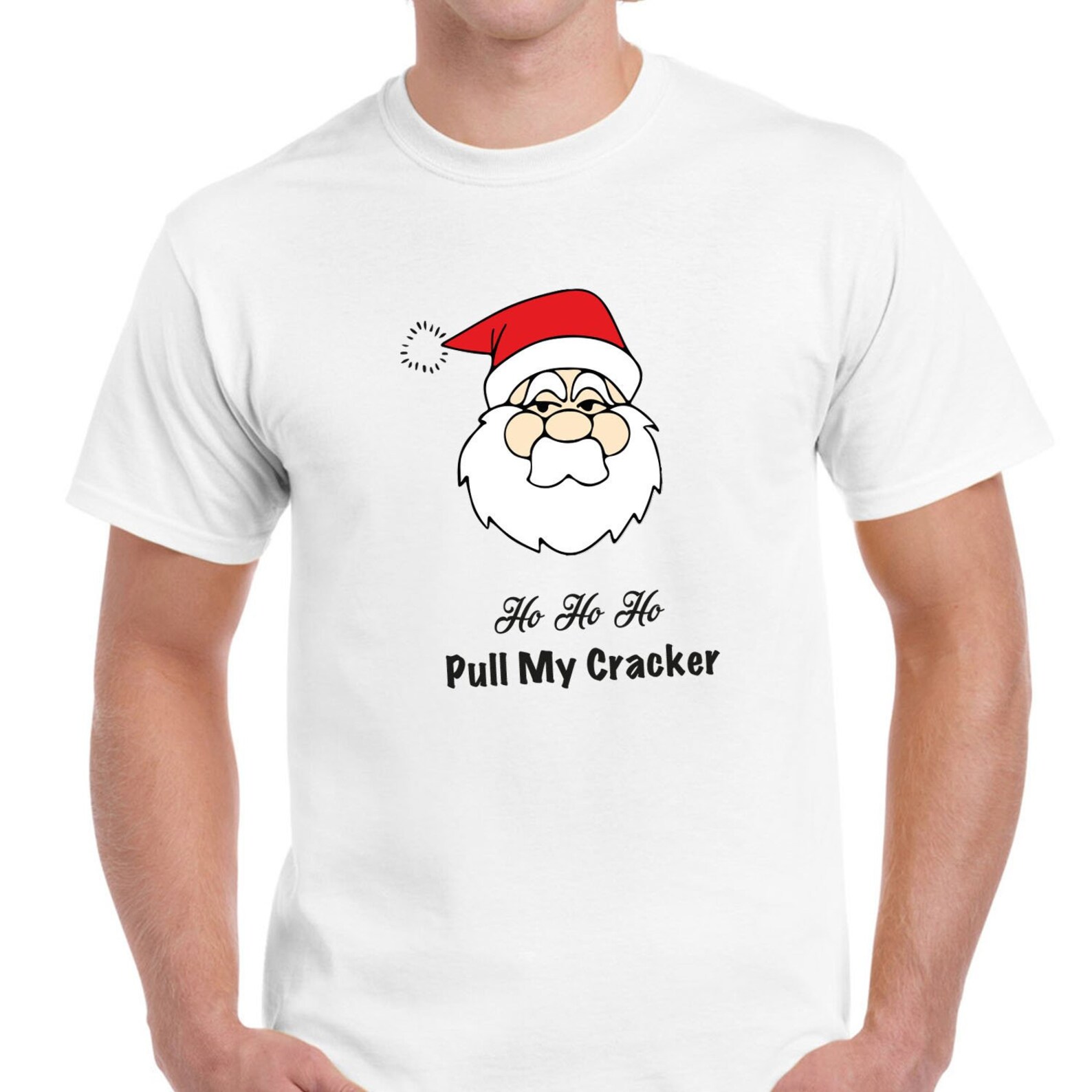 Tee Bees™ Mens Pull My Cracker Funny Rude Christmas Tshirt Etsy
