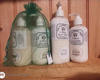 Oak Mountain Toggs & More Goat Milk Shampoo and Conditioner