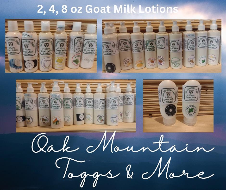 Oak Mountain Toggs & More Goat Milk Lotion