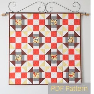 Woodland Baby Quilt Pattern: Square & Crib Size (PDF Download)