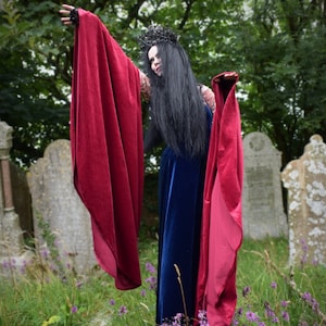 Arwen Undomiel Blood Red Gown - made to measure -  elven cosplay costume by Moonmaiden Gothic Clothing