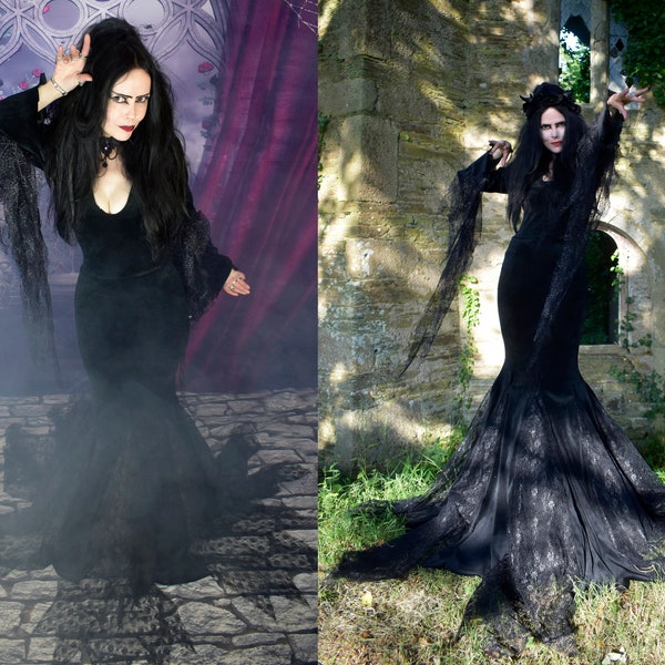 Morticia Addams Gown - Made to Measure