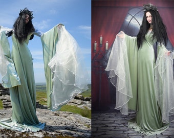 Arwen Undomiel Krönungskleid - Maßanfertigung für alle Größen - Elfen Cosplay Kostüm by Moonmaiden Gothic Clothing