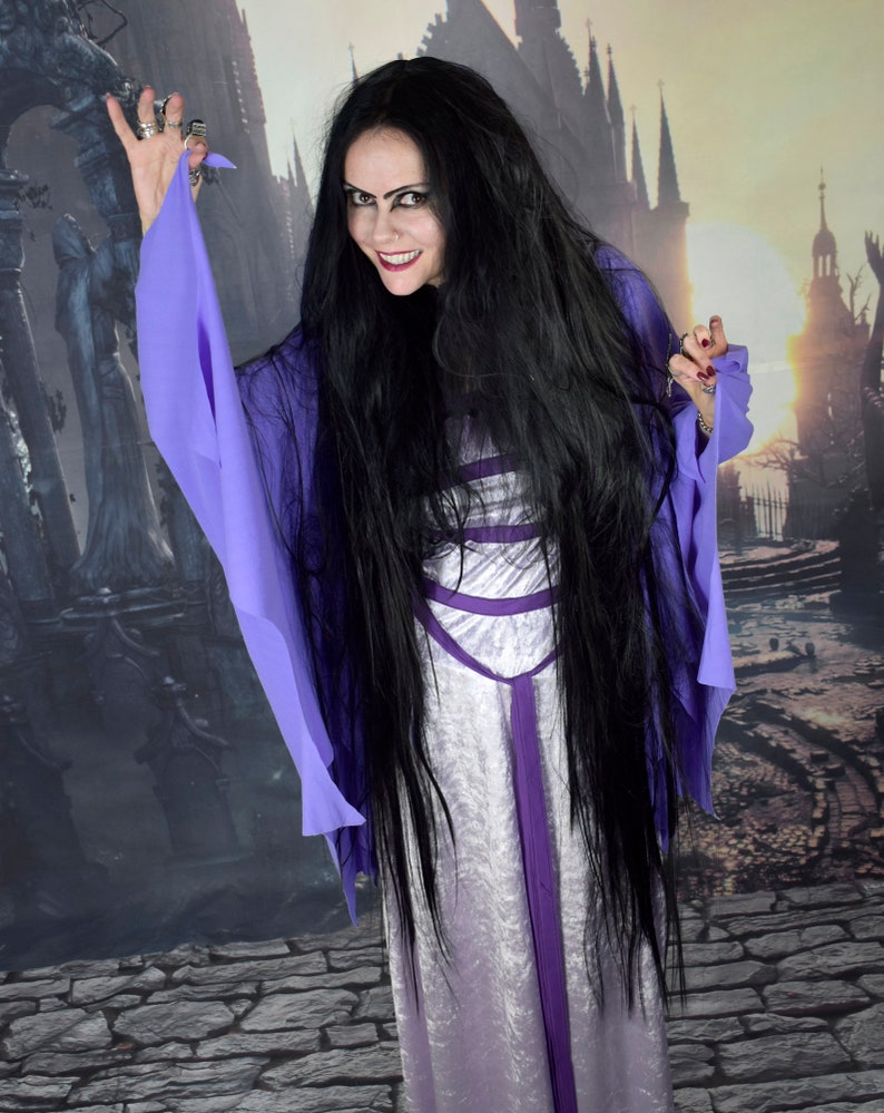 Lily Munster Dress cosplay costume by Moonmaiden Gothic Etsy