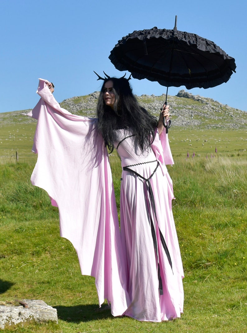 Lily Munster Deluxe Gown ALL SIZES cotton lycra cosplay Etsy