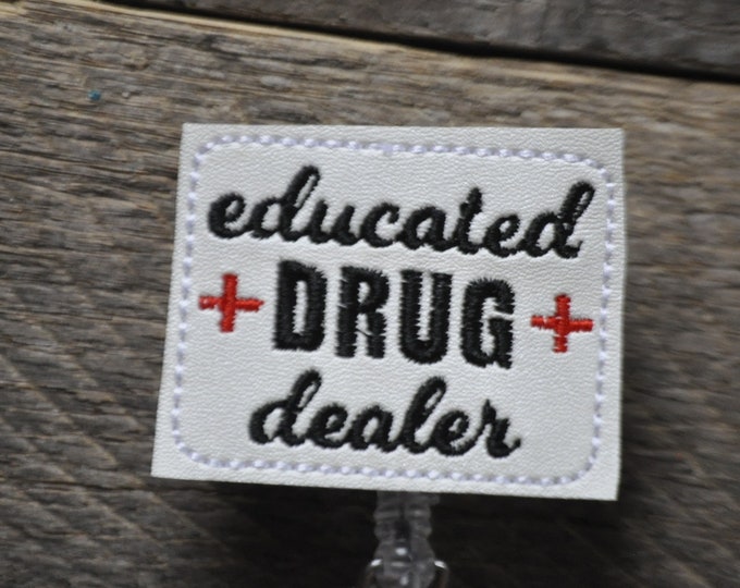 ID Badge Nurse Badge Reel Felt Nurse Badge Badge Clip Medical Badge Reel Funny Badge Reel Nurse Name Badge Holder Badge Reel