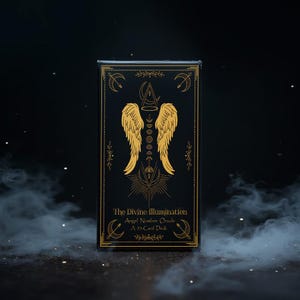 Oráculo de los Números Angelicales de la Iluminación Divina - Lectura de Números Angelicales - Baraja de Números Angelicales - Cartas de Números Angelicales - Adivinación