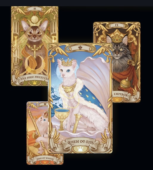 Deck of Destiny Tarot Card Stickers - Cozy Cat Design Co – CozyCatDesignCo.