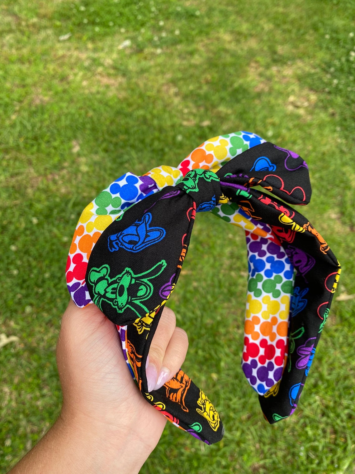 Pride Disney Headband Disney Headband Knotted Headband Etsy