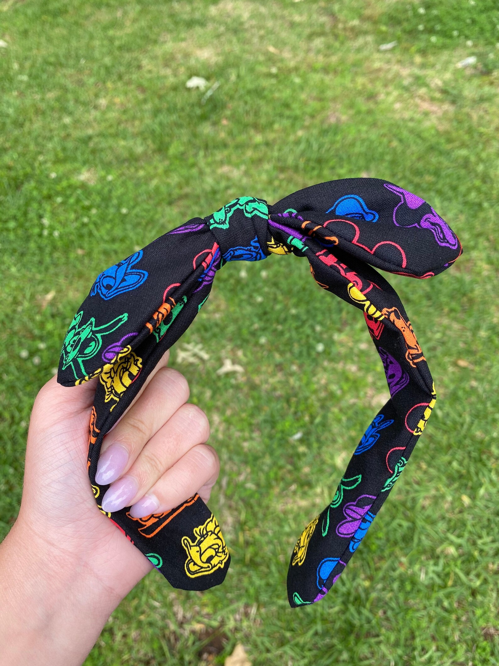 Pride Disney Headband Disney Headband Knotted Headband Etsy